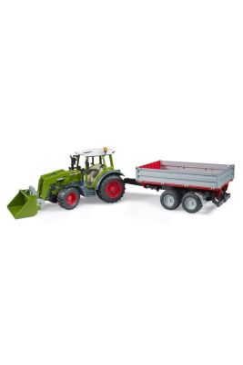 Bruder Fendt Verio 211 Kepçeli Traktör ve Römork - 1