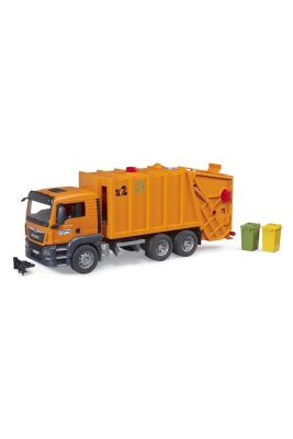 Bruder Man Tgs Çöp Kamyonu Turuncu - 4