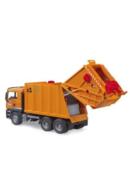 Bruder Man Tgs Çöp Kamyonu Turuncu - 5