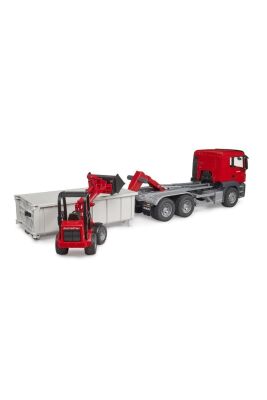 Bruder Man Tgs Damperli Kamyon & Schaffer Yükleyici - 6