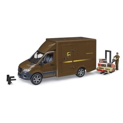 Bruder Mercedes Benz Sprinter Ups Kargo Aracı Transpalet - 1