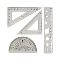 Bruno Visconti Cetvel Seti 4 Parça 15 Cm Flexible Measuring 45-0022 01 - 2