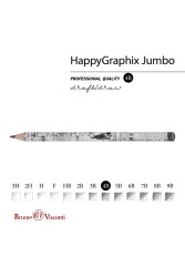 Bruno Visconti Jumbo Kurşun Kalem 4B Gazete - 2