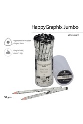 Bruno Visconti Jumbo Kurşun Kalem 4B Gazete - 4