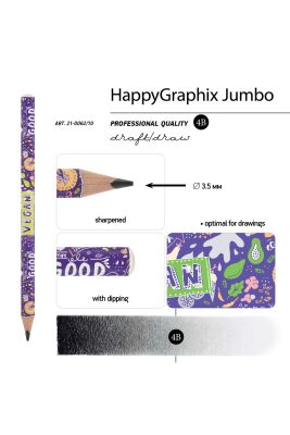 Bruno Visconti Jumbo Kurşun Kalem 4B Vegan - 4