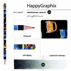 Bruno Visconti Kurşun Kalem Graphix Renkli Arabalar - Thumbnail