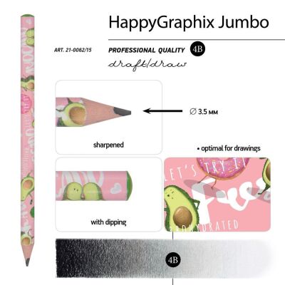 Bruno Visconti Kurşun Kalem Jumbo Hapy Graphix 3 5 - 2