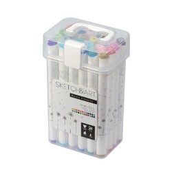 Bruno Visconti Twin Maker Sketch Art 24 Renk - Bruno Visconti