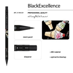 Bruno Visconti Versatil Kalem 2MM Siyah Dondurma - 2