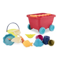 Btoys Tekerlekli Kırmızı Plaj Vagonu - B Toys