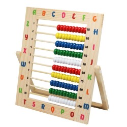 Bubu Ahşap Abaküs Desenli - Bu Bu