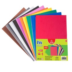 Bubu Yapışkanlı Eva 20 x 30 Cm 10 Renk - Bu Bu