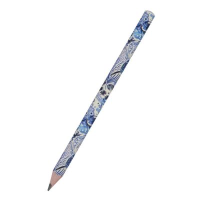 Bv Jumbo Kurşun Kalem 4B 21-0062-35 Mavi Desenli - 1
