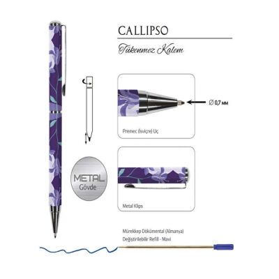 Callipso Tükenmez Kalem Kutulu C-10 - 2