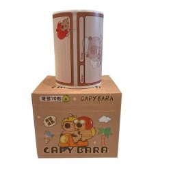 Capy Bara Rulo Etiket Sz-336 - Kuki