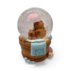 Capybara Işıklı Kar Küresi 12.5 Cm - 2