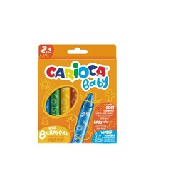 Carioca Bebek Yumuşak Pastel Boya Kalemi 8'li 2 Yaş Üzeri - Thumbnail