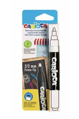 Carioca Chalk Marker Beyaz - 1