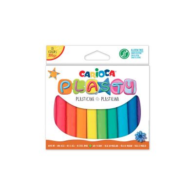 Carioca Plasty Kurumayan Oyun Hamuru 10 Renk 200 Gr - 1