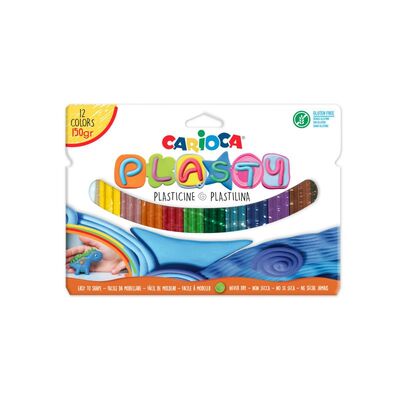 Carioca Plasty Kurumayan Oyun Hamuru 12 Renk 150 Gr