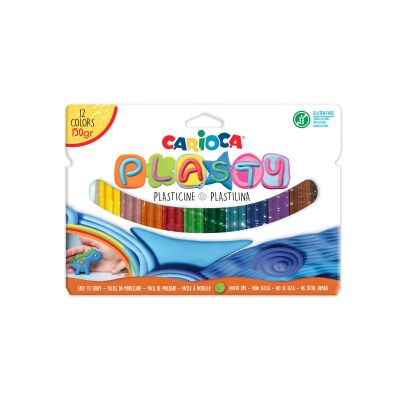 Carioca Plasty Kurumayan Oyun Hamuru 12 Renk 150 Gr - 1