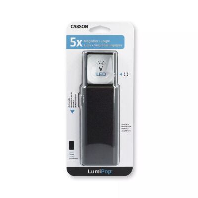 Carson Bas Çıkar Ledli 5X Büyüteç - 1