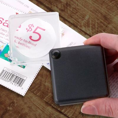 Carson Çevir Çıkar 3X Cep Büyüteci - 2