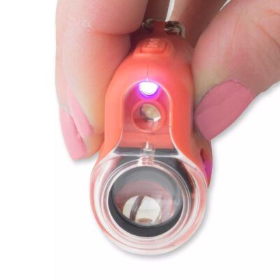 Carson LED ve UV Işıklı Cep Mikroskobu 20x Turuncu - 7