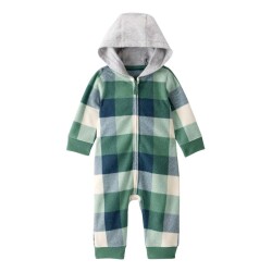 Carters Erkek Bebek Kapüşonlu Tulum 1T569410 - 2