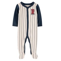Carters Erkek Bebek Uyku Tulumu 1S947810 Ekru/Lacivert Çizgili