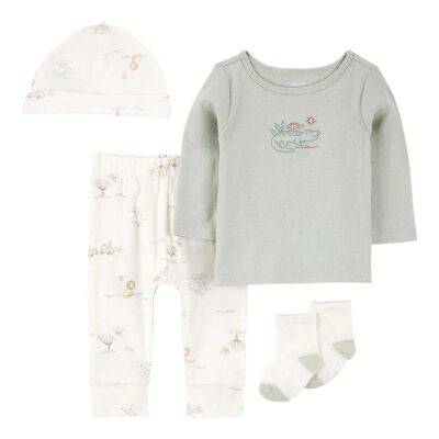Carters Layette Erkek Bebek Alt Üst Set 1S943310 - 1