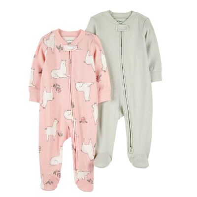Carters Layette Kız Bebek 2li Uyku Tulumu 1S959610 - 1