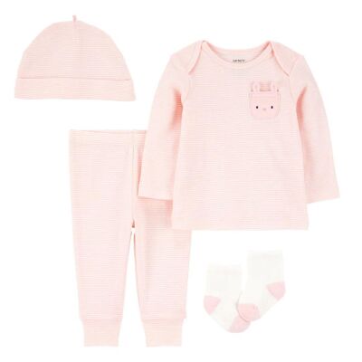Carters Layette Kız Bebek Alt Üst Set 1S938210 - 1
