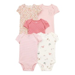 Carters Layette Kız Bebek Body Çoklu Paket 1T009510 - Carters