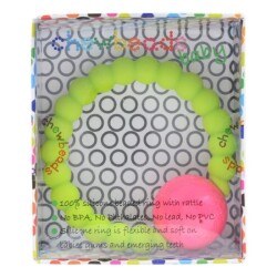 Chewbeads Diş Kaşıyıcı Halka Çıngıraklı Neon - Chewbeads