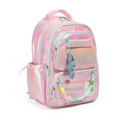 Chimola Puffy & Shiny Açık Pembe 17 Sırt Çantası (FS112) - 1