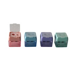 Çift Hazneli Kalemtıraş DMS 807 Pastel Ton - Bafix