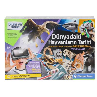 Clementoni Bilim ve Oyun Dünyadaki Hayvanların Tarihi - 1