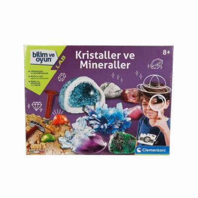 Clementoni Kristaller ve Mineraller Oyun Seti - 1