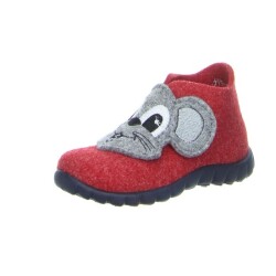 Çocuk Ev Ayakkabısı, Kırmızı - Super Fit