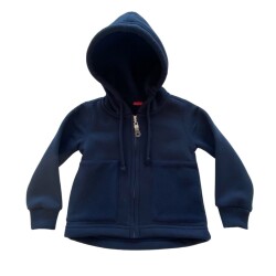 Çocuk Kapişonlu Mont Polar Cepli 3327 - Karamela