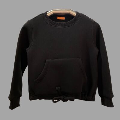 Çocuk O Yaka Kanguru Cepli Sweatshirt 3328 - 7