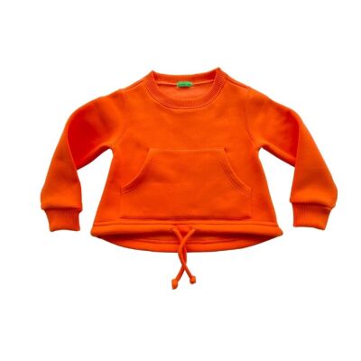 Çocuk O Yaka Kanguru Cepli Sweatshirt 3328 - 12
