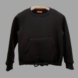 Çocuk O Yaka Kanguru Cepli Sweatshirt 3328 - 7