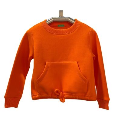 Çocuk O Yaka Kanguru Cepli Sweatshirt 3328 - 9
