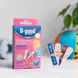 Çocuk Yarabandı Prenses Figürlü 15'li Cool Girl - Bgood