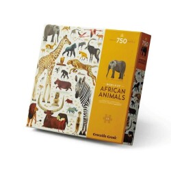 Crocodile Creek Aile Puzzle 750 Parça Afrika Hayvanları Dünyası - Crocodile Creek