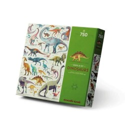 Crocodile Creek Aile Puzzle 750 Parça Dinozorların Dünyası - Crocodile Creek