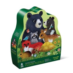 Crocodile Creek Dekoratif Puzzle 36 Parça Orman Arkadaşları - 1