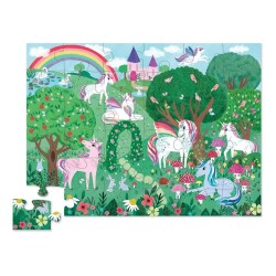 Crocodile Creek Metal Kutu Puzzle 50 Parça Unicorn Dreams - Crocodile Creek